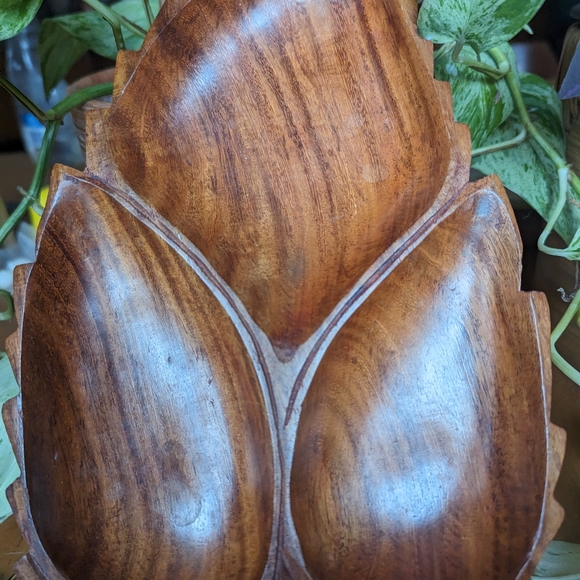 Mid Century Wooden Tray - Picture 3 of 4